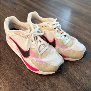 Nike Women's White, Pink & Black Retro Runner Sneakers